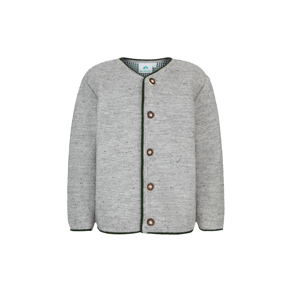Kinderstrickjacke Grau